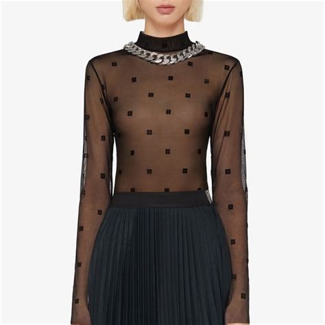 givenchy mesh top|farfetch Givenchy.